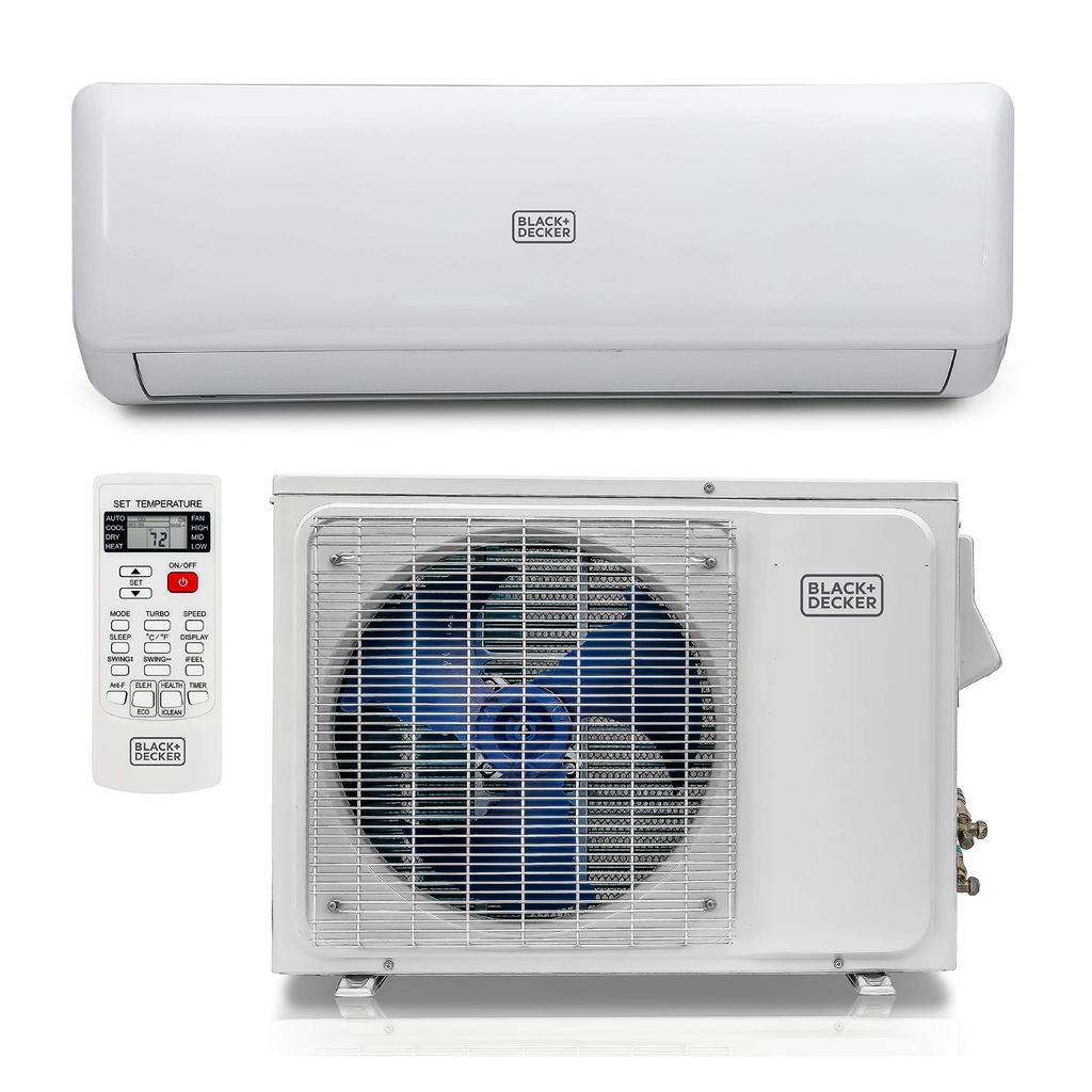 [SKU-000029] AIRE ACONDICIONADO SPLIT 12BTU INVERTER BLACK+DECKER 19SEER