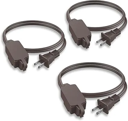 [217-255] PLUGTUL Indoor Extension Cord 3 FT, 2